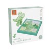 Σετ 2 Παζλ T-Rex Dinosaurs Orange Tree Toys (FSC®)