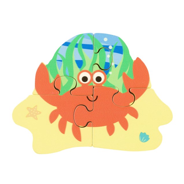 Μικρό Παζλ Καβουράκι Sea Life Orange Tree Toys...