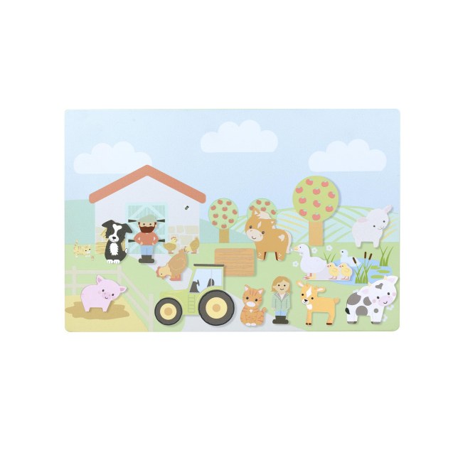Μαγνητικός Πίνακας με Ζωάκια Farmyard Orange...