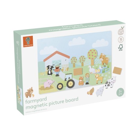 Μαγνητικός Πίνακας με Ζωάκια Farmyard Orange Tree Toys (FSC®)