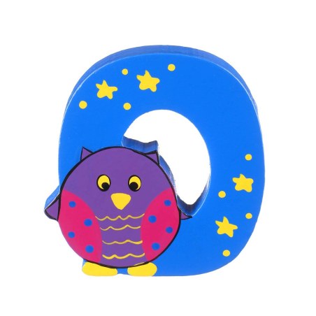 Ξύλινο Γράμμα O Alphabet Letters Orange Tree Toys