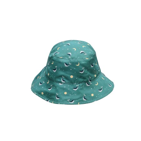 Καπέλο Διπλής Όψης Teal Whale 18-36 Μηνών - Monnëka