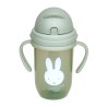 Παγούρι με Χερούλια και Καλαμάκι 260ml Miffy Green KOKO