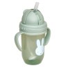 Παγούρι με Χερούλια και Καλαμάκι 260ml Miffy Green KOKO