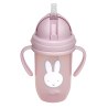 Παγούρι με Χερούλια και Καλαμάκι 260ml Miffy Pink KOKO