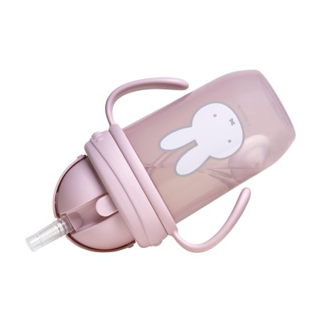 Παγούρι με Χερούλια και Καλαμάκι 260ml Miffy Pink KOKO