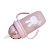 Παγούρι με Χερούλια και Καλαμάκι 260ml Miffy Pink KOKO