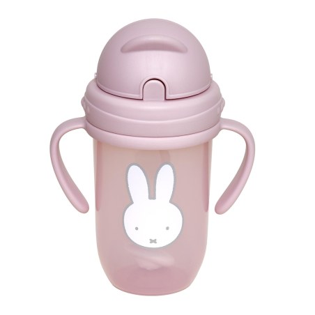 Παγούρι με Χερούλια και Καλαμάκι 260ml Miffy Pink KOKO