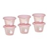 Σετ 6 Φαγητοδοχείων 120ml Miffy Pink KOKO