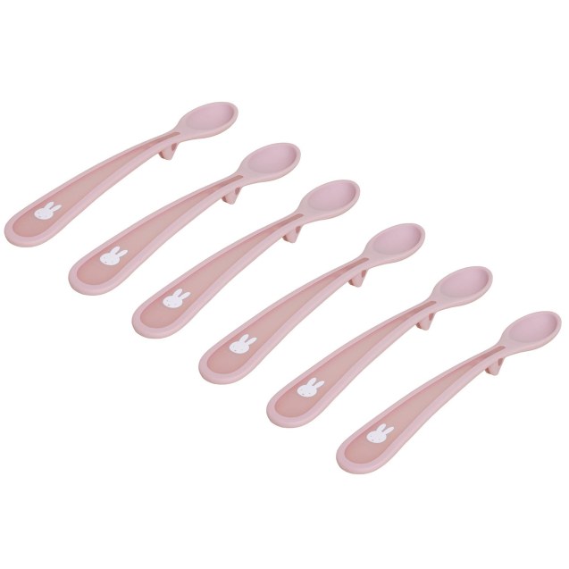 Σετ 6 Κουταλάκια 17cm με Μαλακή Λαβή Miffy Pink...