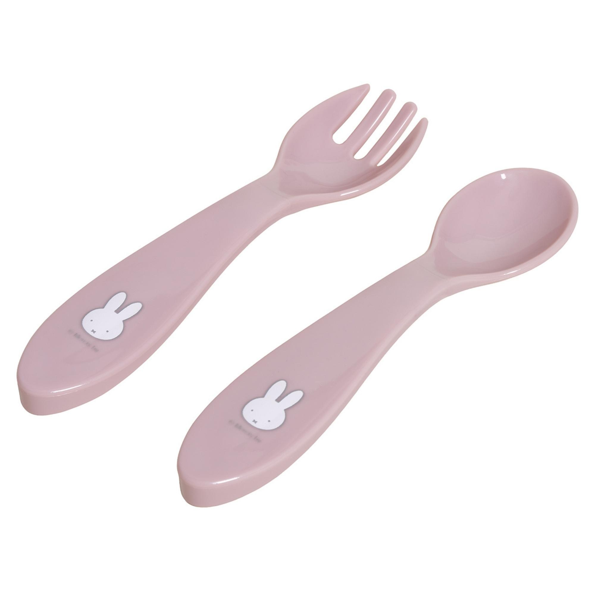 Σετ Κουταλάκι και Πηρούνι 16 cm Miffy Ροζ KOKO