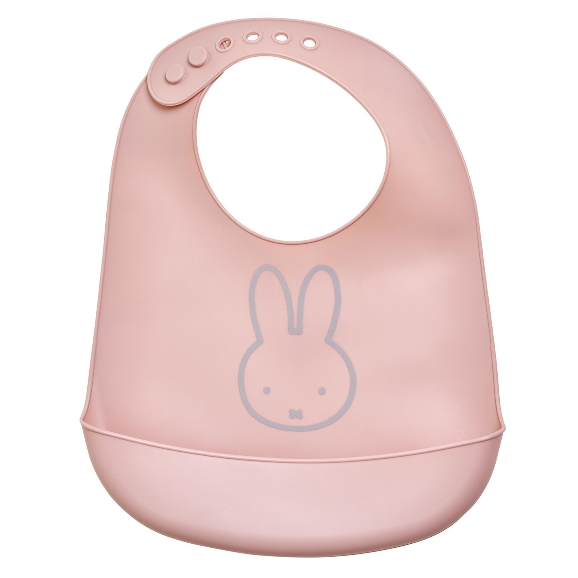 Σαλιάρα Σιλικόνης Miffy Ροζ KOKO
