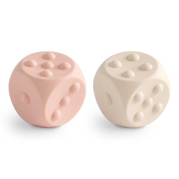 Παιχνίδι Dice Press Toy Blush/Shifting Sand Mushie