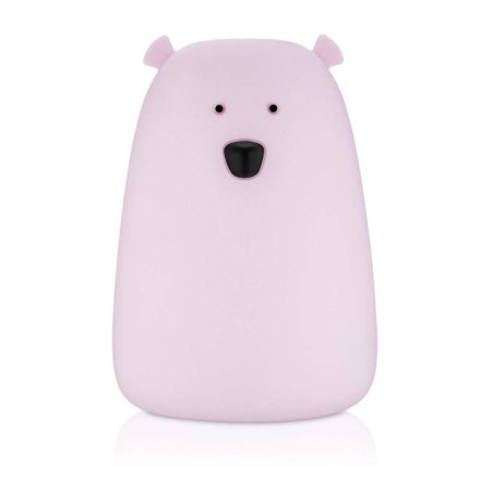 Φωτιστικό Σιλικόνης Bear Lamp Lavender 16cm - Rabbit & Friends