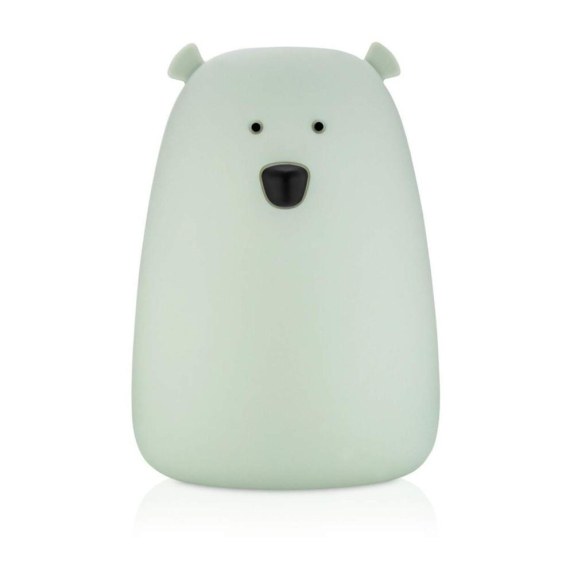 Φωτιστικό Σιλικόνης Bear Lamp Sage 16cm - Rabbit & Friends