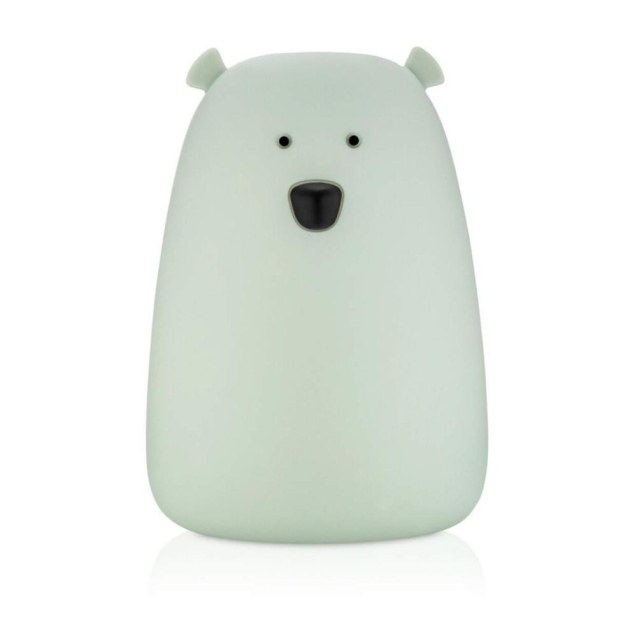 Φωτιστικό Σιλικόνης Bear Lamp Sage 16cm -...