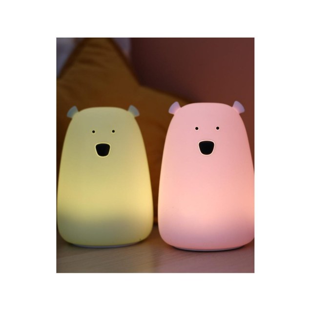 Φωτιστικό Σιλικόνης Bear Lamp Sage 16cm -...