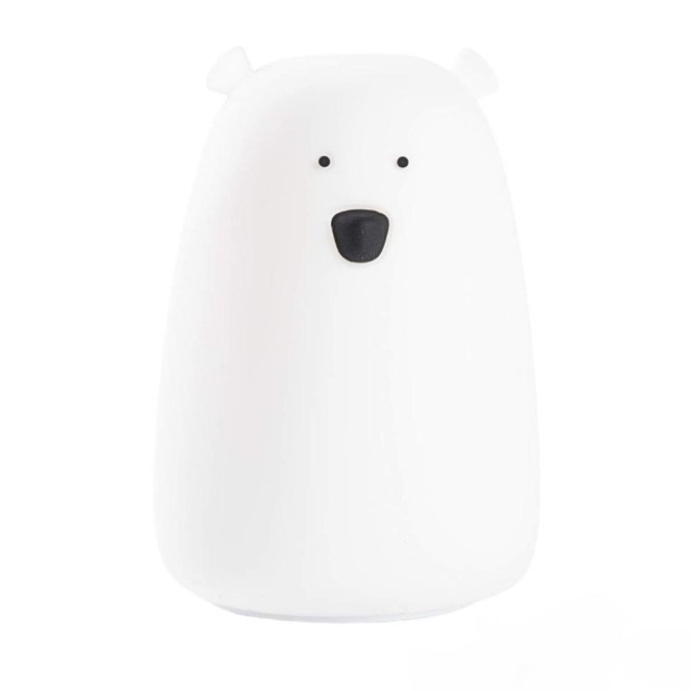 Φωτιστικό Σιλικόνης Bear Lamp White 16cm -...