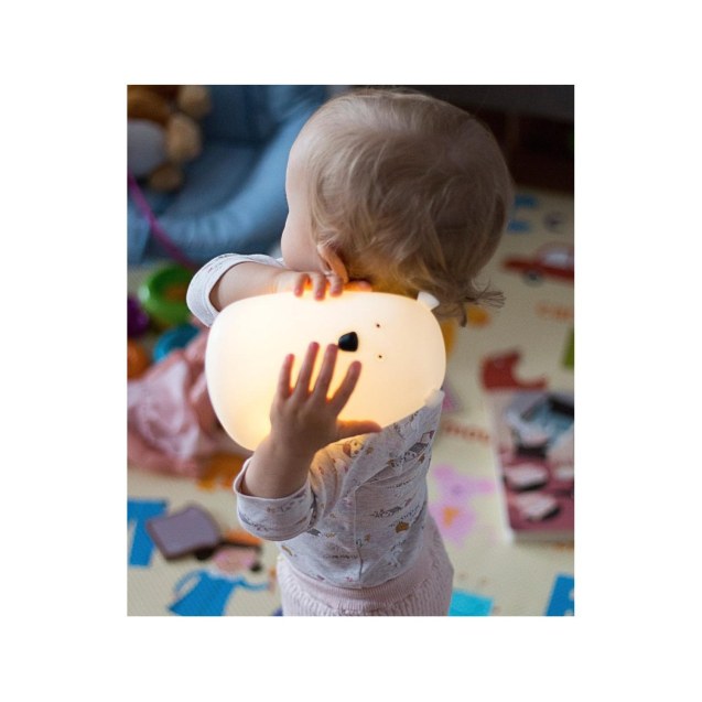 Φωτιστικό Σιλικόνης Bear Lamp White 16cm -...