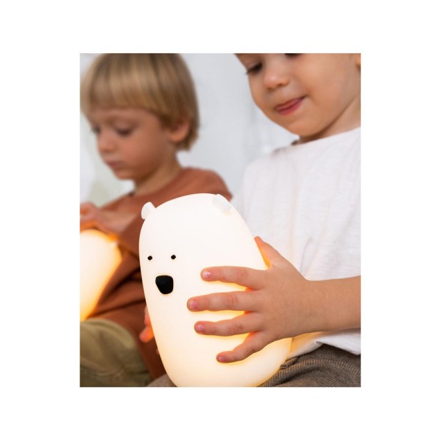 Φωτιστικό Σιλικόνης Bear Lamp White 16cm -...
