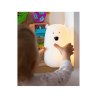 Φωτιστικό Σιλικόνης Bear Lamp White 16cm - Rabbit & Friends