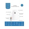 Φωτιστικό Σιλικόνης Bear 16cm με Τηλεχειριστήριο White - Rabbit & Friends