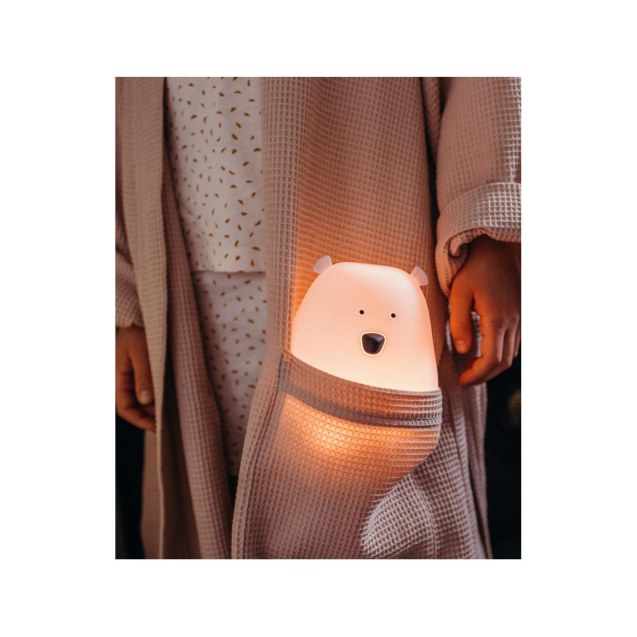Φωτιστικό Σιλικόνης Bear Lamp Pink 16cm με...