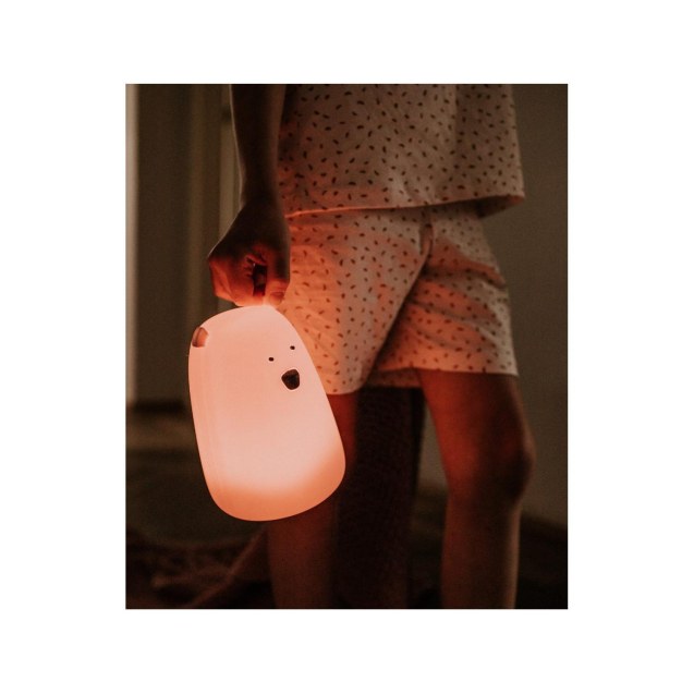 Φωτιστικό Σιλικόνης Bear Lamp Pink 16cm με...