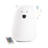 Φωτιστικό Σιλικόνης Big Bear 16cm με ηχείο & τηλεχειριστήριο - Rabbit & Friends