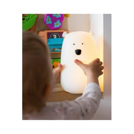 Φωτιστικό Σιλικόνης Big Bear 16cm με ηχείο & τηλεχειριστήριο - Rabbit & Friends