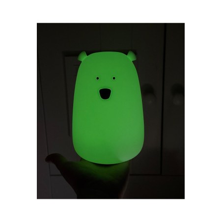 Φωτιστικό Σιλικόνης Bear Glow In The Dark με Τηλεχειριστήριο 16cm - Rabbit & Friends