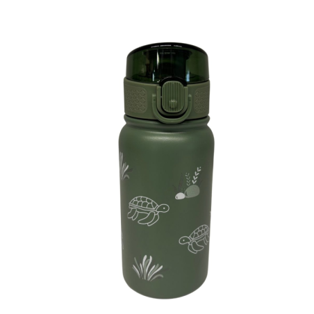 Ανοξείδωτο Μπουκάλι Θερμός In A Fast World Be A Turtle 350ml ABO 314103
