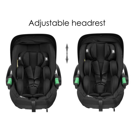 Βρεφικό Κάθισμα Αυτοκινήτου Bebe Stars Baby i-Size Black 004-190