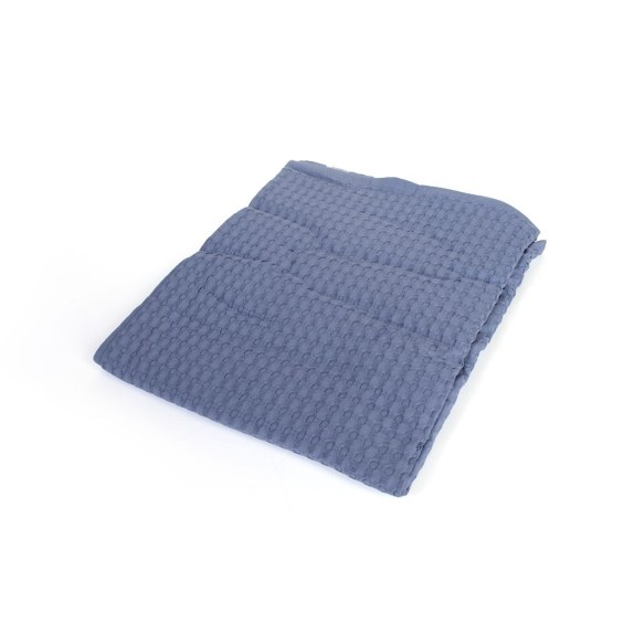 Κουβέρτα Πικέ Αγκαλιάς Dimcol 85x110 Classic Blue