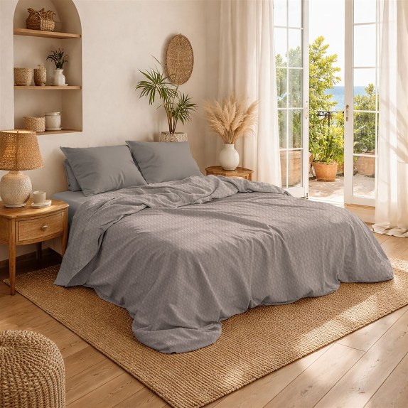 Κουβέρτα Πικέ King Size Dimcol 255x270 Elephant