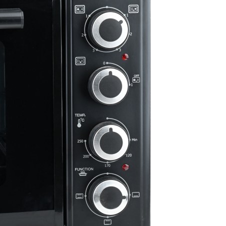 Estia Ηλεκτρικό Φουρνάκι Mastercook Compact 2950W 48lt Με 3 Εστίες Και 4 Λειτουργίες Αντίστασης