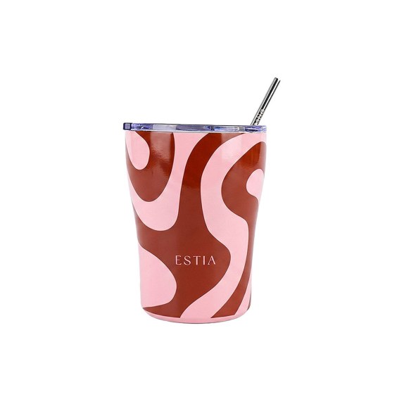 Estia Θερμός Coffee Mug Save The Aegean 350ml Coral Waves