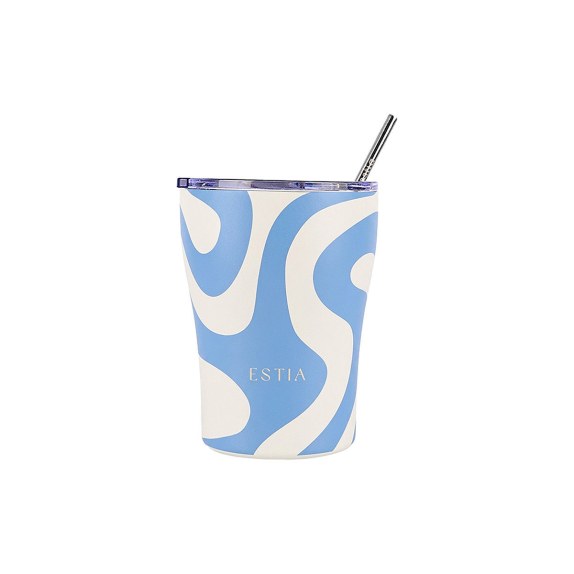 Estia Θερμός Coffee Mug Save The Aegean 350ml Ocean Waves