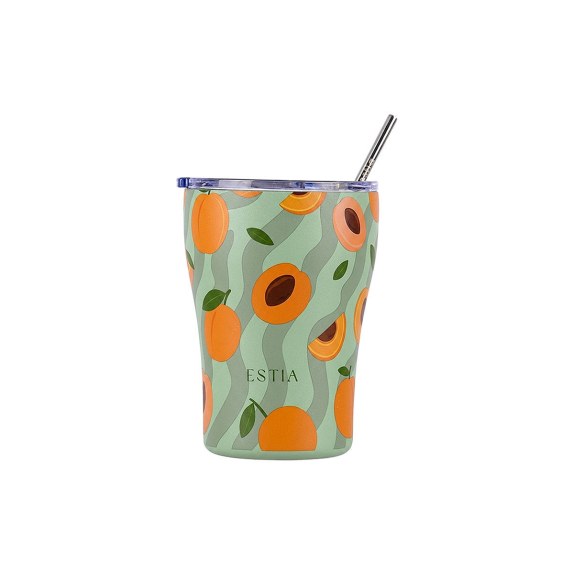 Estia Θερμός Coffee Mug Save The Aegean 350ml Peach Garden