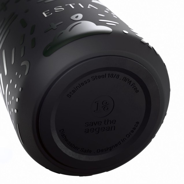 Estia Θερμός Flow Save The Aegean 500ml Noir Echo