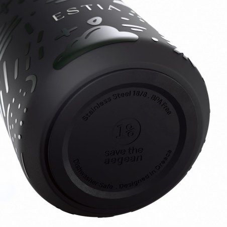 Estia Θερμός Flow Save The Aegean 500ml Noir Echo