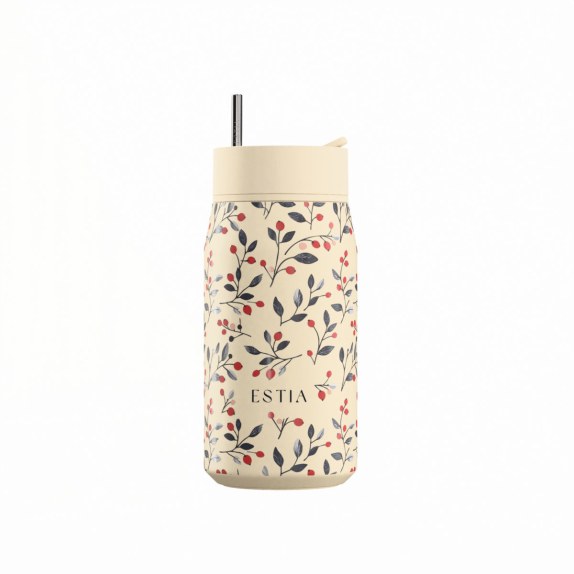 Estia Θερμός Lens Save The Aegean 360ml Bloom Beige