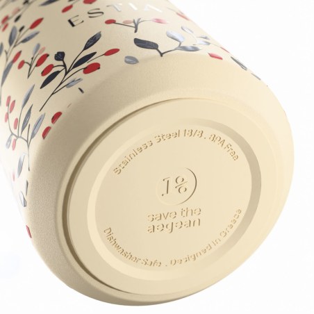 Estia Θερμός Lens Save The Aegean 360ml Bloom Beige