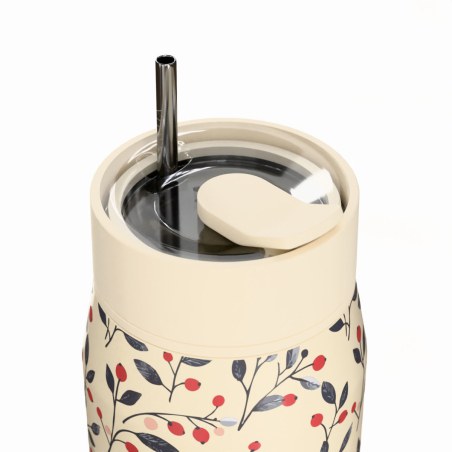 Estia Θερμός Lens Save The Aegean 360ml Bloom Beige
