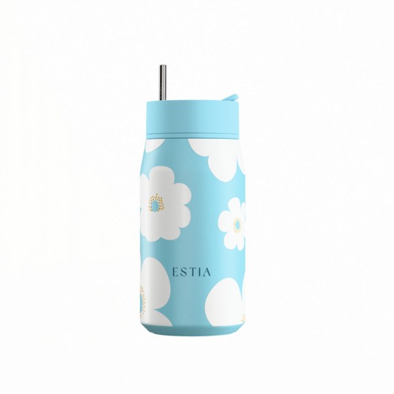 Estia Θερμός Lens Save The Aegean 360ml Blue Daisy
