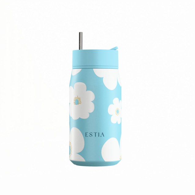 Estia Θερμός Lens Save The Aegean 360ml Blue Daisy