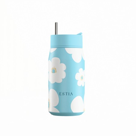 Estia Θερμός Lens Save The Aegean 360ml Blue Daisy