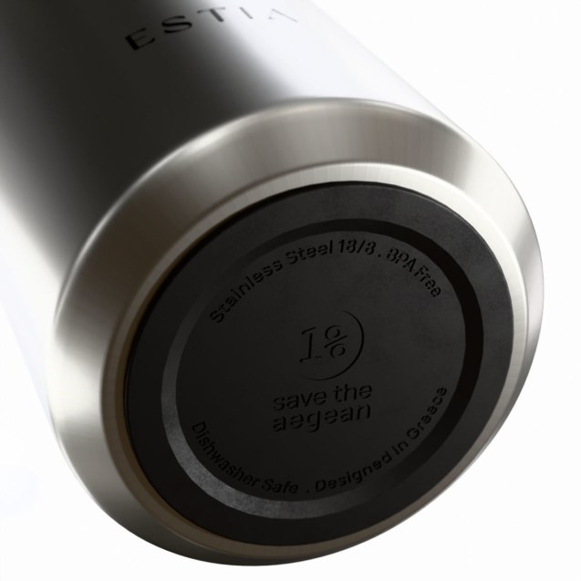 Estia Θερμός Lens Save The Aegean 360ml Brushed
