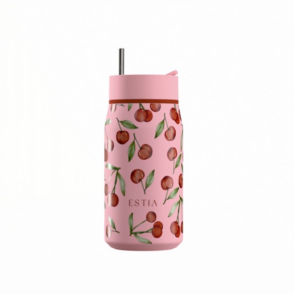 Estia Θερμός Lens Save The Aegean 360ml Cherry Rose