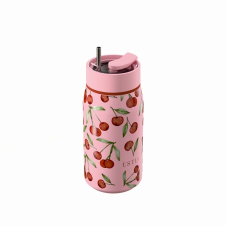Estia Θερμός Lens Save The Aegean 360ml Cherry Rose